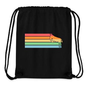 Esel - Stanley/Stella recycelter Gym Bag - Schwarz - Vorne