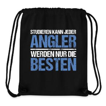 Anyone can study - Angler Edition - Stanley/Stella Recycled Gym Bag - black - Front