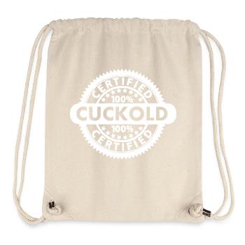certified cuckold - Stanley/Stella Recycled Gym Bag - natural - Front