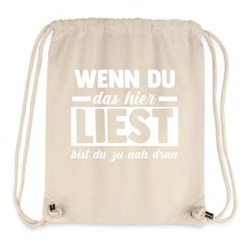 Nachbarschaft Bester Nachbar - Stanley/Stella recycelter Gym Bag - Naturweiß - Vorne