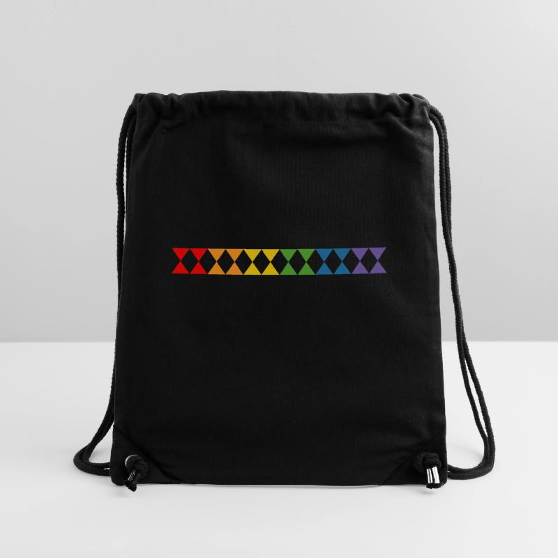Regenbogen triangles Stanley/Stella recycelter Gym Bag