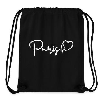 Paris Herzschlag Frankreich Liebe - Stanley/Stella recycelter Gym Bag - Schwarz - Vorne
