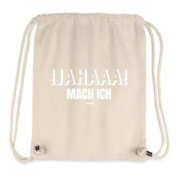 Jahaaa mach ich vielleicht doch nicht lustig Fun - Stanley/Stella recycelter Gym Bag - Naturweiß - Vorne