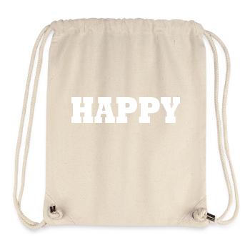 Happy - Stanley/Stella recycelter Gym Bag - Naturweiß - Vorne