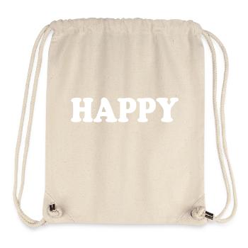 Happy - Stanley/Stella recycelter Gym Bag - Naturweiß - Vorne