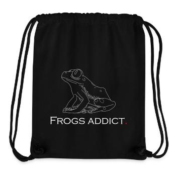 Frogs addict - Stanley/Stella Recycled Gym Bag - black - Front