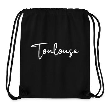 Toulouse, France - Stanley/Stella Recycled Gym Bag - black - Front