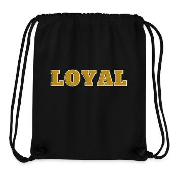 Loyauté loyale - Sac à cordon recyclé Stanley/Stella - noir - Devant