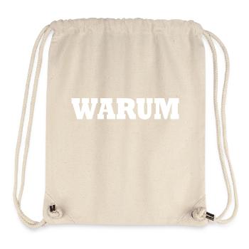 Why - Stanley/Stella Recycled Gym Bag - natural - Front