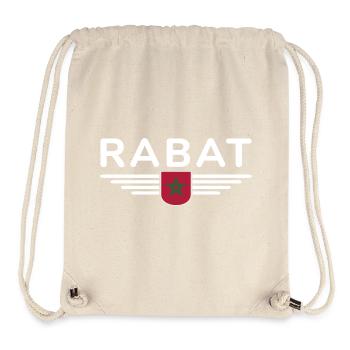 Maillot Maroc Rabat Fan Outfit Design - Sac à cordon recyclé Stanley/Stella - blanc naturel - Devant