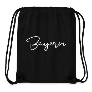 Bayern - Stanley/Stella recycelter Gym Bag - Schwarz - Vorne