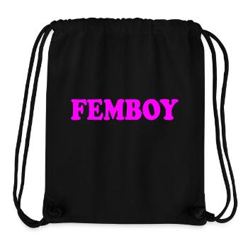 Femboy - Stanley/Stella recycelter Gym Bag - Schwarz - Vorne
