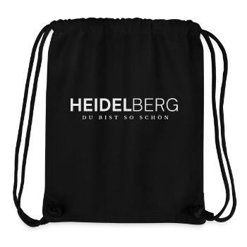 Heidelberg du bist so schön - Stanley/Stella recycelter Gym Bag - Schwarz - Vorne