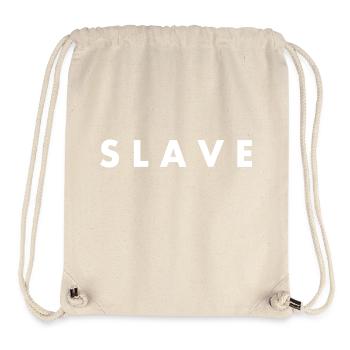 Slave - Stanley/Stella recycelter Gym Bag - Naturweiß - Vorne