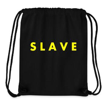 Slave - Stanley/Stella recycelter Gym Bag - Schwarz - Vorne