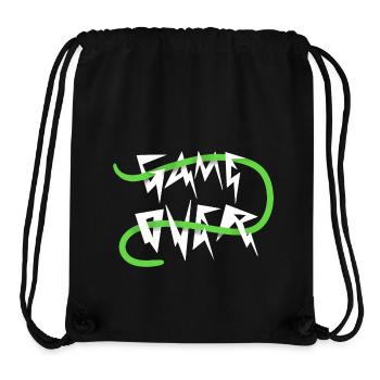 Game Over - Stanley/Stella recycelter Gym Bag - Schwarz - Vorne