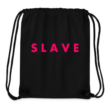 Slave - Stanley/Stella recycelter Gym Bag - Schwarz - Vorne