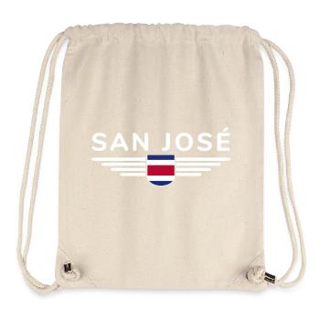 San José T-Shirt – Costa Rica Vibes - Stanley/Stella Recycled Gym Bag - natural - Front