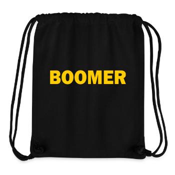 Boomer - Stanley/Stella recycelter Gym Bag - Schwarz - Vorne