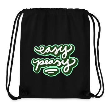 Easy Peasy - Stanley/Stella Recycled Gym Bag - black - Front