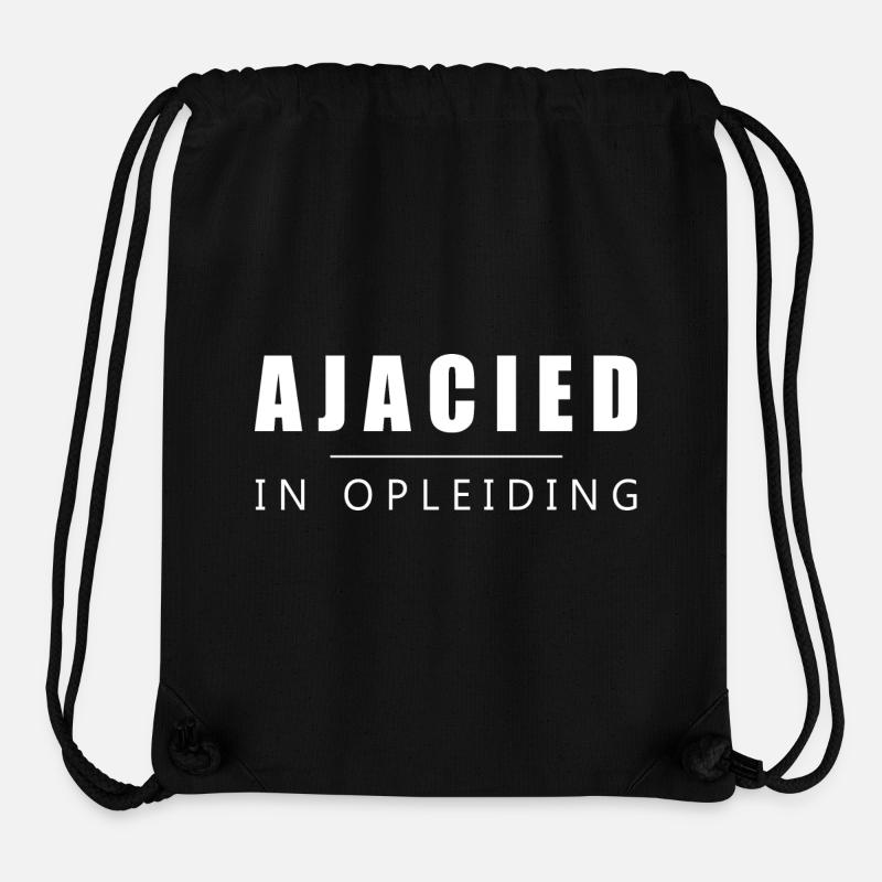 Ajax player in training - Transparant - Stanley/Stella Recycled Gym Bag - black