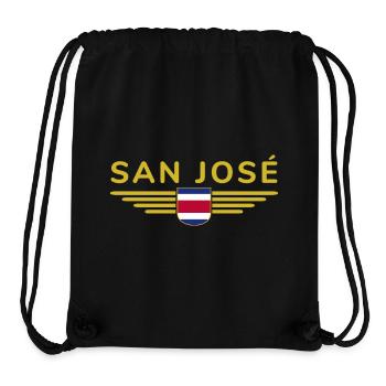 San José T-Shirt – Costa Rica Vibes - Stanley/Stella Recycled Gym Bag - black - Front