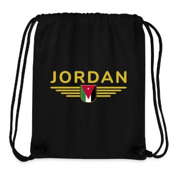 Jordan Amman Fan Outfit T-Shirt Design Gift - Stanley/Stella Recycled Gym Bag - black - Front