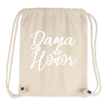 Dama de Honor Bridesmaid Team Bride Wedding Gift - Stanley/Stella Recycled Gym Bag - natural - Front