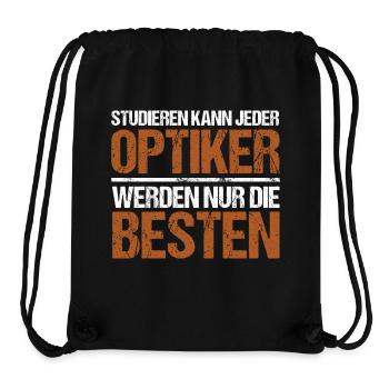 Anyone can study - Optiker Edition - Stanley/Stella Recycled Gym Bag - black - Front