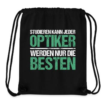 Anyone can study - Optiker Edition - Stanley/Stella Recycled Gym Bag - black - Front