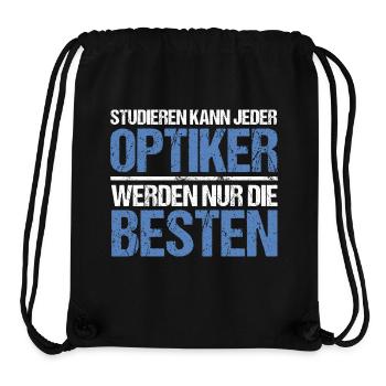 Anyone can study - Optiker Edition - Stanley/Stella Recycled Gym Bag - black - Front