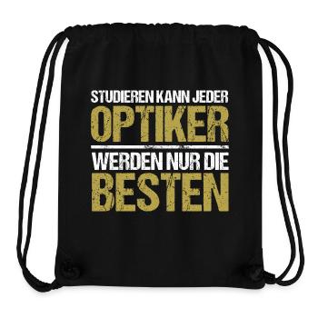 Anyone can study - Optiker Edition - Stanley/Stella Recycled Gym Bag - black - Front