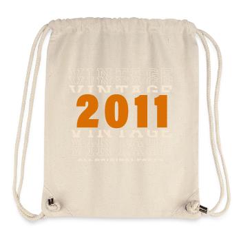 2011: Vintage - 13th Anniversary - Stanley/Stella Recycled Gym Bag - natural - Front