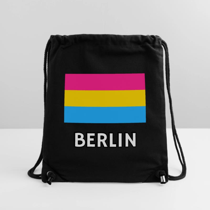 Drapeau de la Pan Pride Berlin Sac à cordon recyclé Stanley/Stella