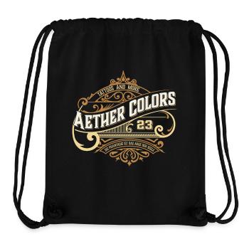 Aether Colors Oldschool - Stanley/Stella recycelter Gym Bag - Schwarz - Vorne