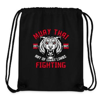 Muay Thai MMA Thaïlande Arts Martiaux Art Huit Membres - Sac à cordon recyclé Stanley/Stella - noir - Devant