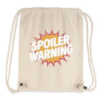 Spoiler Warning - Sac à cordon recyclé Stanley/Stella - blanc naturel - Devant