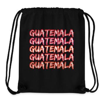Reise Guatemala - Stanley/Stella recycelter Gym Bag - Schwarz - Vorne