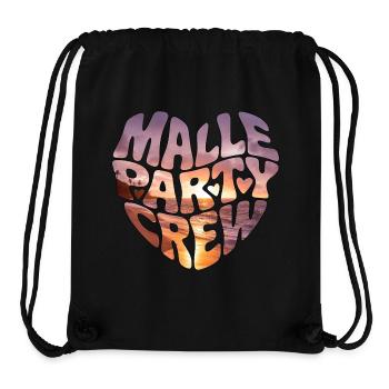 Malle Party Crew - Stanley/Stella recycelter Gym Bag - Schwarz - Vorne