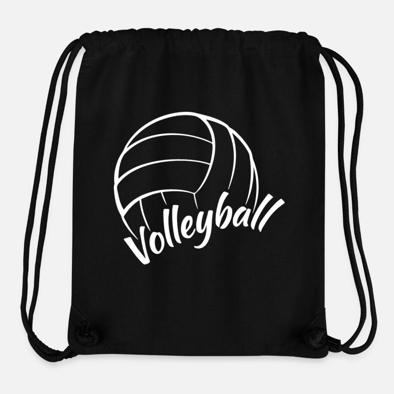 Volleyball - Stanley/Stella recycelter Gym Bag - Schwarz