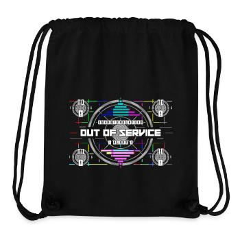 Out of order - Stanley/Stella recycelter Gym Bag - Schwarz - Vorne