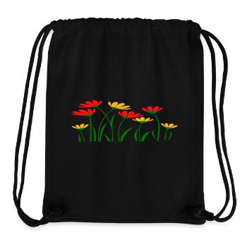 Flower meadow - Stanley/Stella Recycled Gym Bag - black - Front