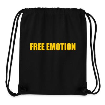 Free emotion - Stanley/Stella recycelter Gym Bag - Schwarz - Vorne
