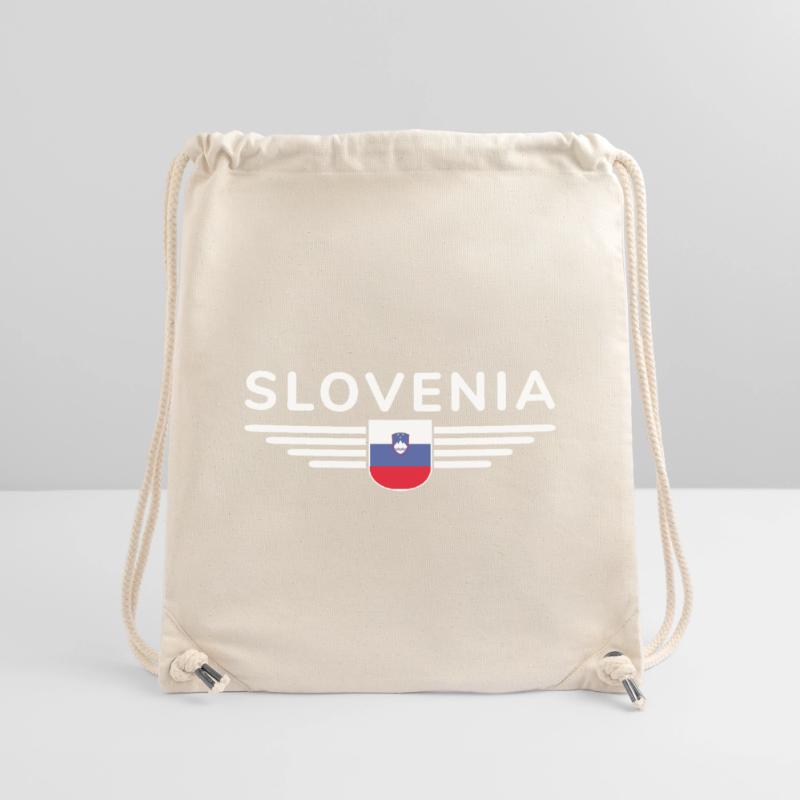 Stylisches Slowenien Design Stanley/Stella recycelter Gym Bag