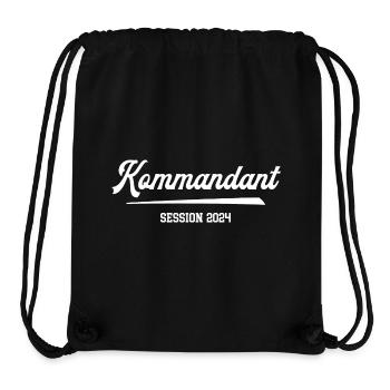 Kommandant Karneval 2024 Fasching Prinzengarde - Stanley/Stella recycelter Gym Bag - Schwarz - Vorne