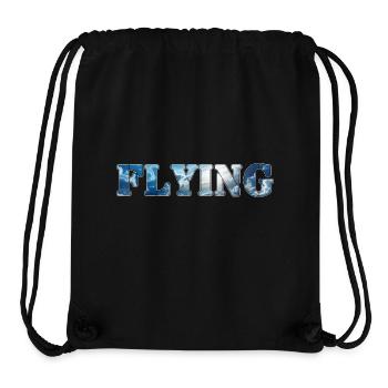 Flying - Stanley/Stella Recycled Gym Bag - black - Front