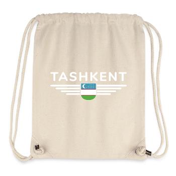 Taschkent T-Shirt – Usbekistans Herz - Stanley/Stella recycelter Gym Bag - Naturweiß - Vorne