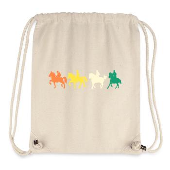 Reiten Evolution Pferde - Stanley/Stella recycelter Gym Bag - Naturweiß - Vorne