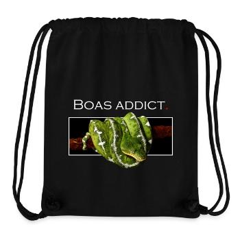 Boas addict - Sac à cordon recyclé Stanley/Stella - noir - Devant