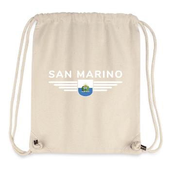 I Love San Marino, Elegance Style Design T-Shirt - Stanley/Stella Recycled Gym Bag - natural - Front